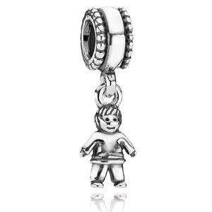 Pandora Retired Boy Dangle Charm